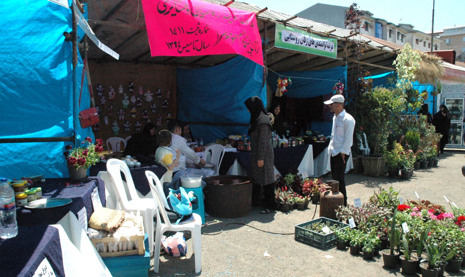 برپایی نمایشگاه صحرائی بمناسبت گرامیداشت هفته جهاد کشاورزی